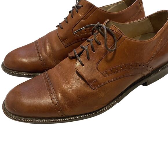 Johnston & Murphy Shoes Mens 9M Brown Sheepskin Oxford Career Office Occoasion main image 11